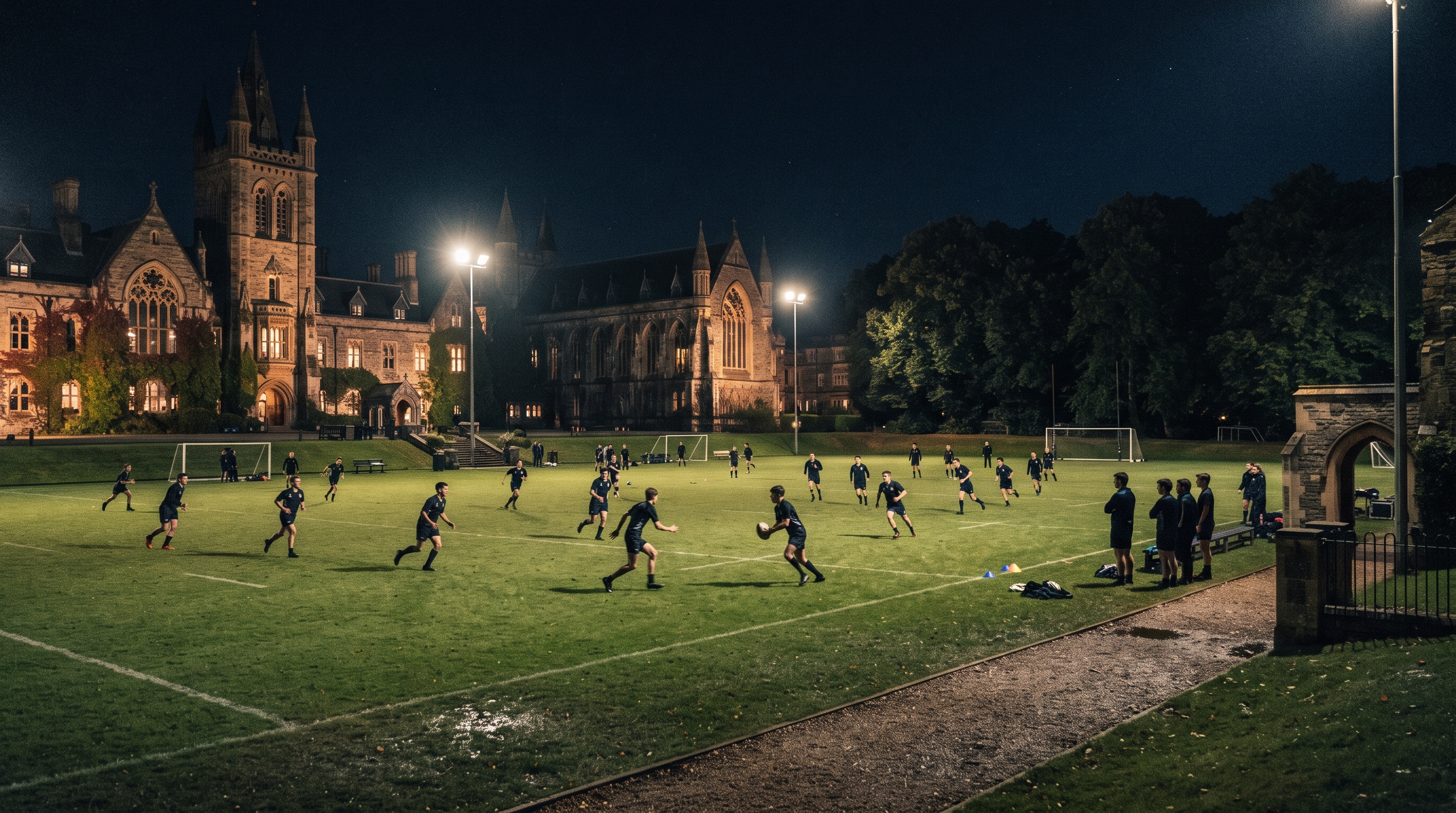 Aurelius Athletic Grounds at Saint Aurelius Academy.