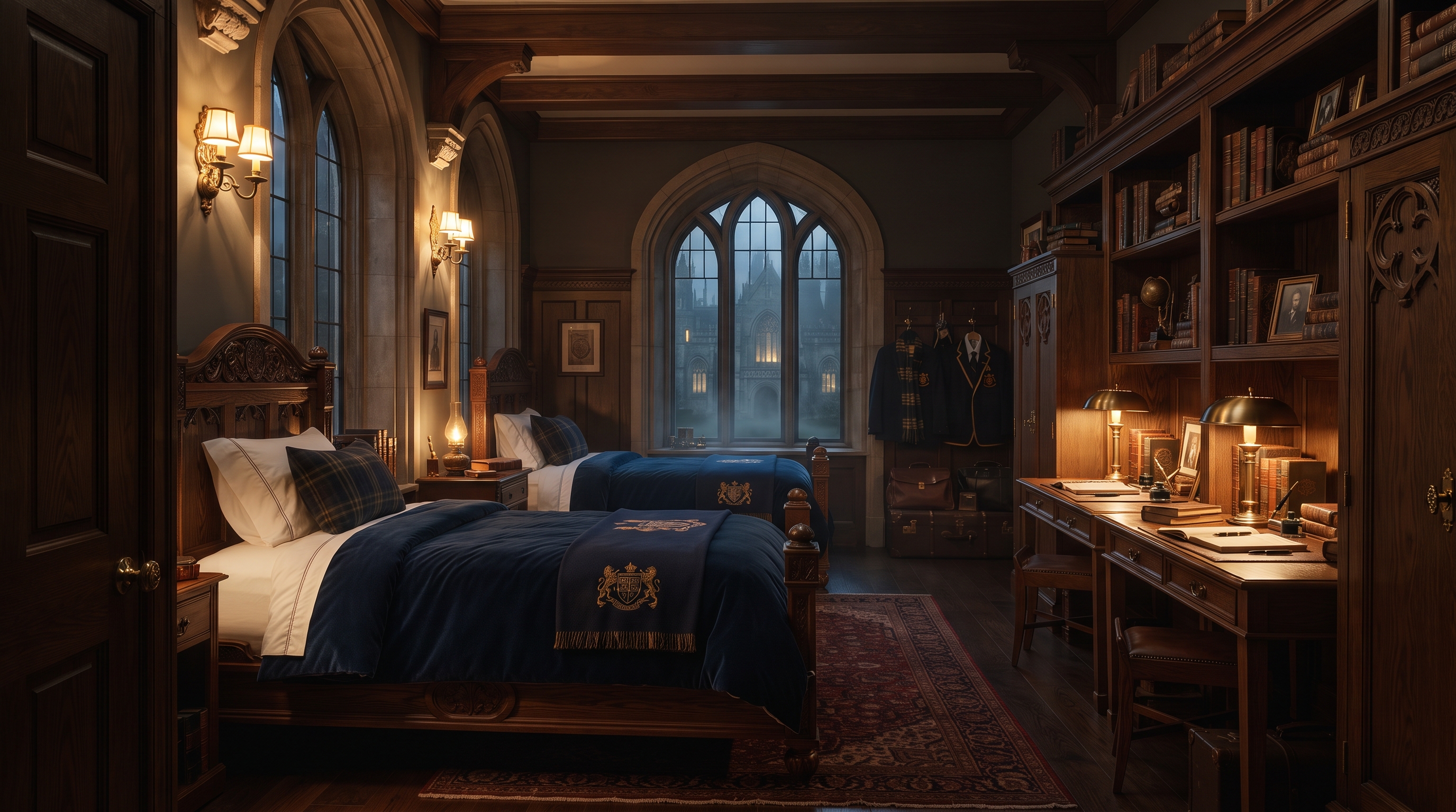 Crown Court student dormitory at Saint Aurelius Academy.